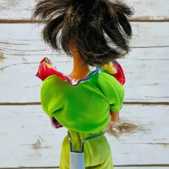 MATTEL BARBIE Brown Hair Brown Eyes Two Piece Body Suit 12" Tall - Picture 5 of 11